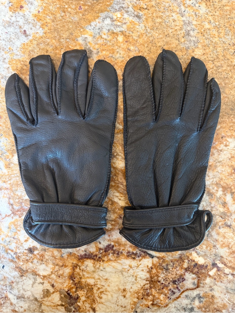 Tannery West Men's Black Leather Thinsulate Gloves Size L